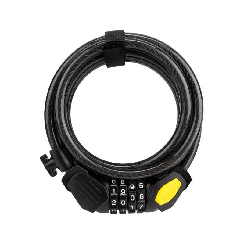 Locks Sunlite Sunlite Defender Combo Cable Lock 10mm 6`/183cm Combo Blk Included Dark Slate Gray