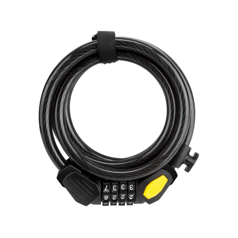 Locks Sunlite Sunlite Defender Combo Cable Lock 12mm 6`/183cm Combo Blk Included Dark Slate Gray