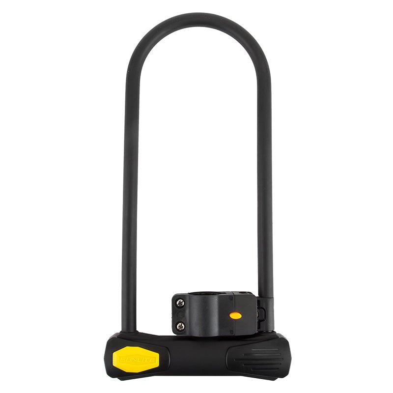 Locks Sunlite Sunlite Defender U Long 14mm 4.5x11.5`/11.43x29.21cm Key Blk Included Dark Slate Gray
