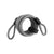 Locks Sunlite Sunlite Defender D3 Coil Cable 8mm 6`/183cm Cable only Blk Dim Gray