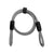 Locks Sunlite Sunlite Defender D3 Straight Cable 10mm 4`/122cm Cable Only Blk Dim Gray