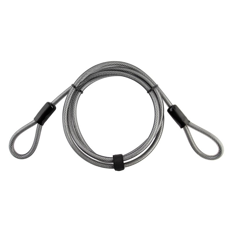 Locks Sunlite Sunlite Defender D3 Straight Cable 10mm 7`/213cm Cable Only Blk Dim Gray