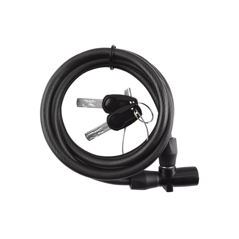 Locks Sunlite Sunlite Quick-Lock Key/Cable Lock 8mm 5`/152.4cm Key Blk Dark Slate Gray