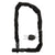 Locks Sunlite Sunlite Quick-Lock Key/Chain Lock 4mm 2.4`/73.15cm Key Blk Black