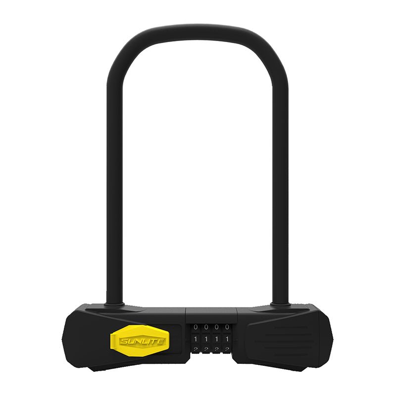 Locks Sunlite Sunlite Defender U Combo Standard 14mm 4.5x9`/11.43x22.86cm Combo Blk Included Black