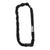 Locks Securit Securit Bronson Chain Combo Lock 7mm 3`7`/110cm Combo Blk Dark Slate Gray