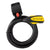 Locks Sunlite Sunlite Defender D1 Key Lock 12mm 6`/183cm Key Blk/Yel Included Dark Slate Gray
