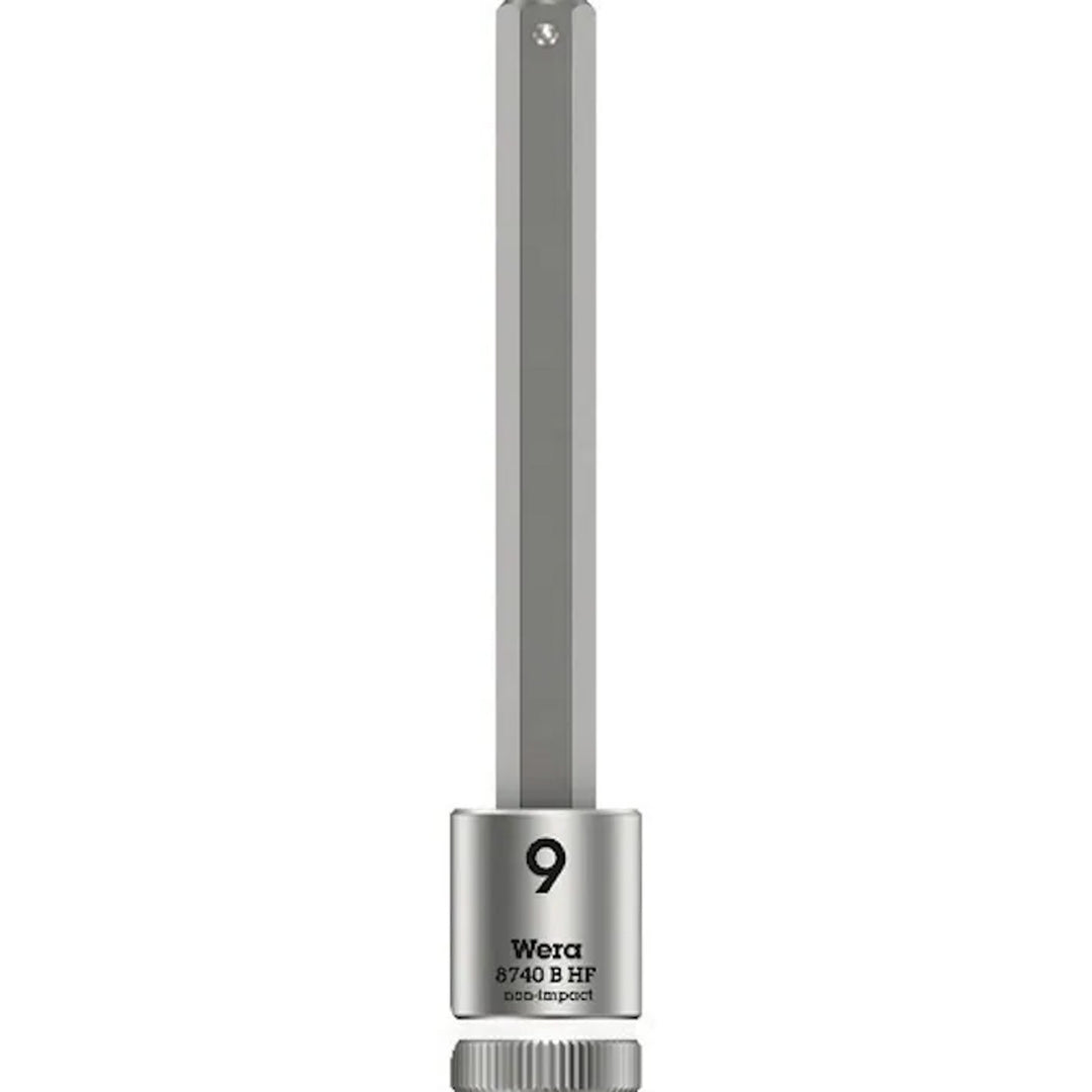 Wera Tool 3/8" 8740 B HF1 Zyklop Long Hex Bit Socket 9mm