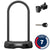Abus Facilo 320K U-Lock Key 109x230mm 4.3''x9'' Thickness in mm: 12mm Black