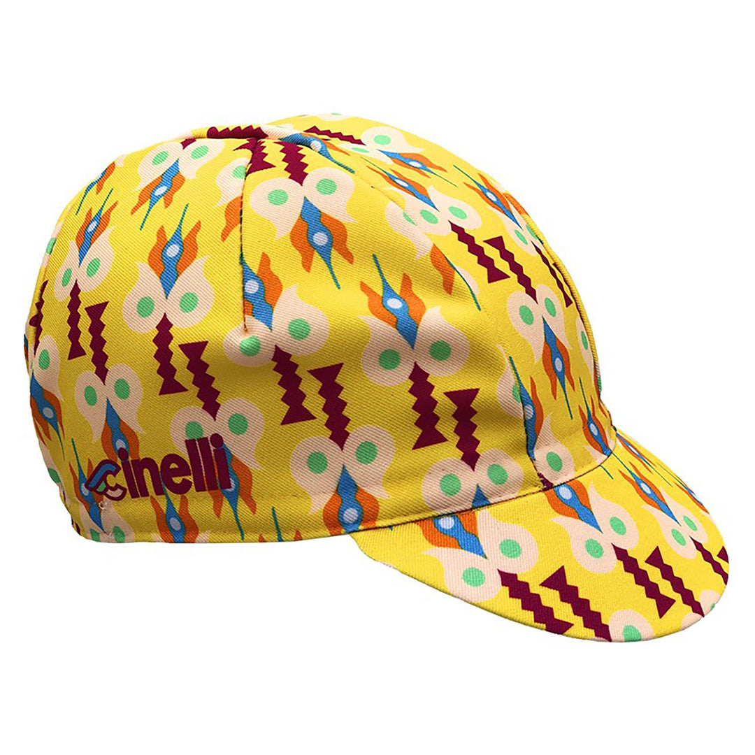 Hats and Caps Cinelli Cinelli Cycling Cap Mendini Art Baby Alien Red/Black Sandy Brown
