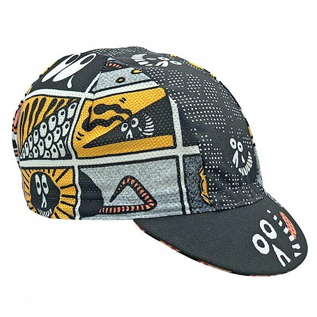 Hats and Caps Cinelli Cinelli Cycling Cap Barton Art Alley Mouse black Dark Slate Gray