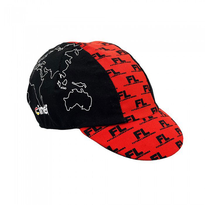 Hats and Caps Cinelli Cinelli Cycling Cap Futura Domestiq Black/Red Black