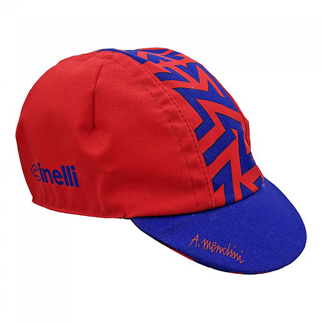 Hats and Caps Cinelli Cinelli Cycling Cap Fulvia Mendini Stilema Firebrick