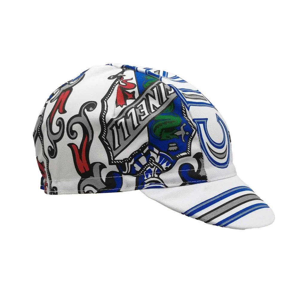 Hats and Caps Cinelli Cinelli Cycling Cap Heritage White Light Gray