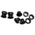 Nuts & Bolts SRAM SRAM 5/6 Dual-Hex Chainring Bolt Set 12pc Steel Black Black