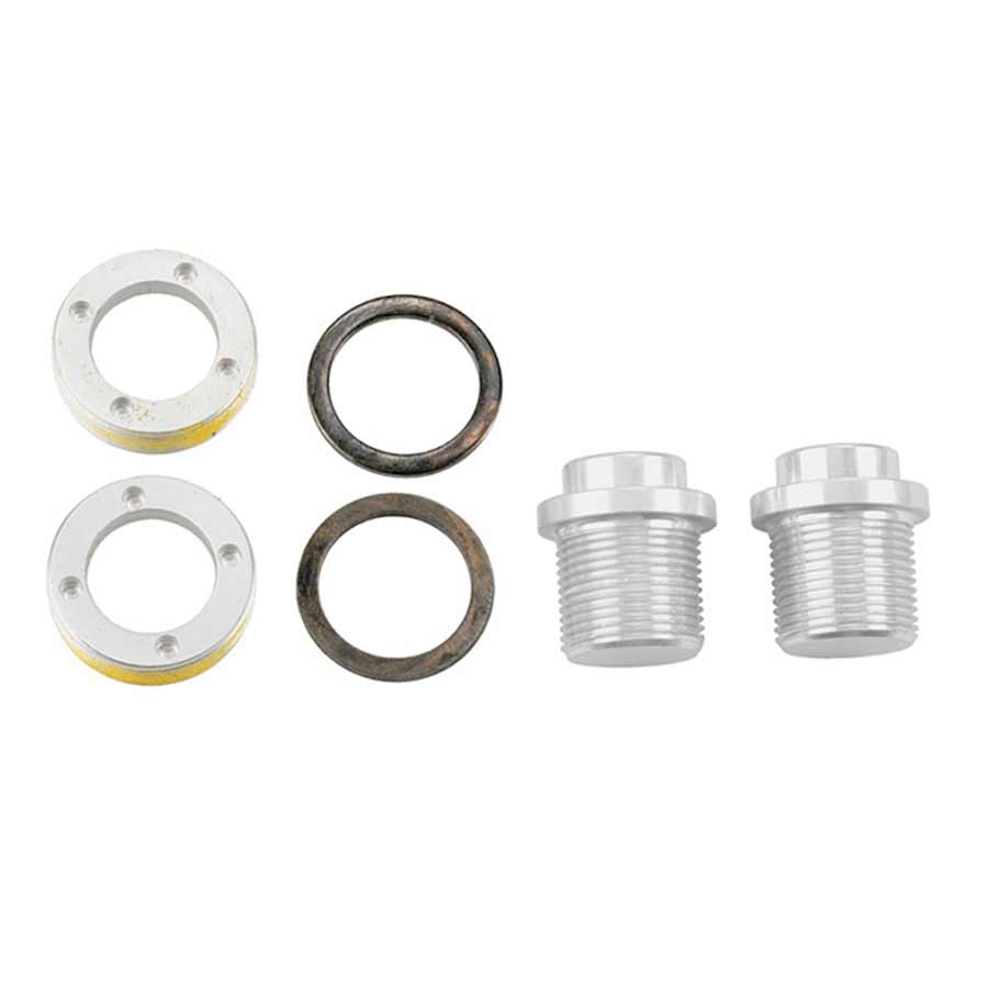 Crank Bolts and Parts TruVativ TruVativ M8 Capless Steel Crank Bolts Pair Light Gray