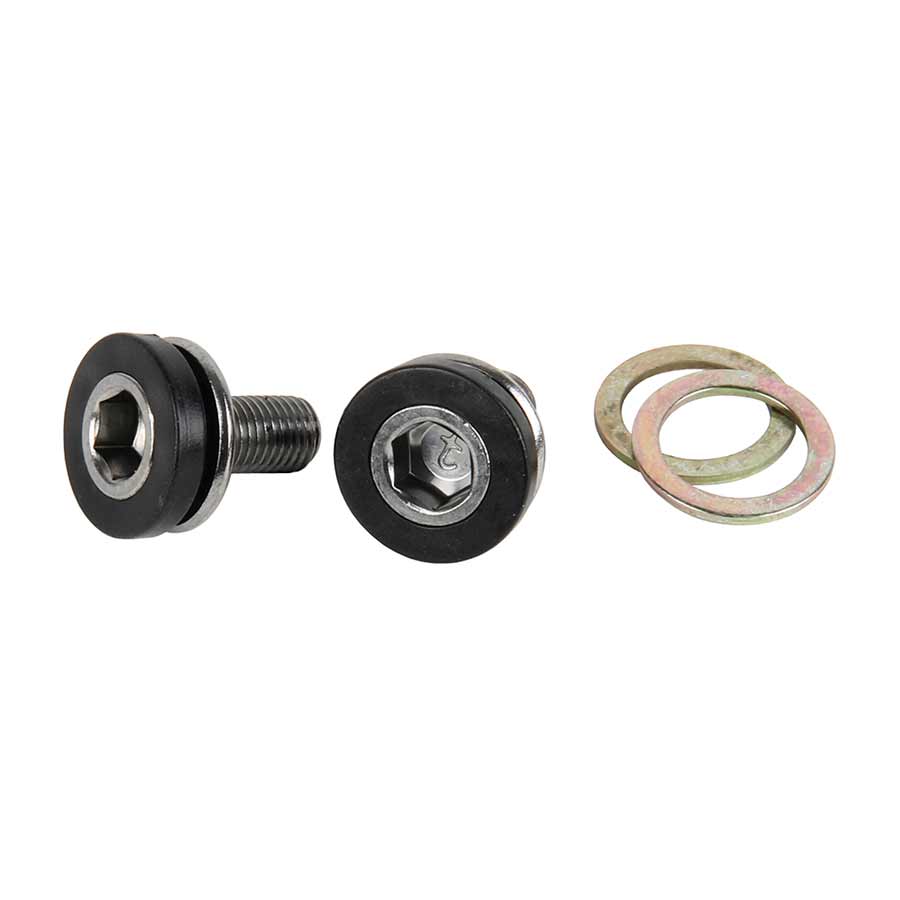 Crank Bolts and Parts FSA FSA Crank Bolts with Caps JIS-M8 Steel Pair Dark Slate Gray