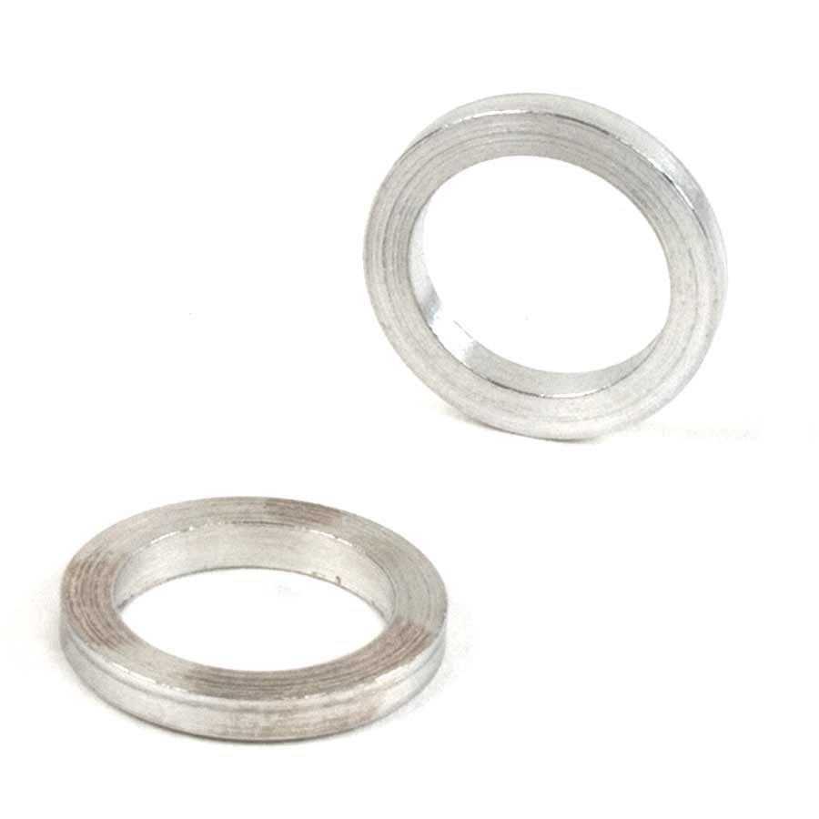 Chainring Bolts and Hardware Wheels Manufacturing Wheels Manufacturing 2.0mm Aluminum Chainring Spacer Bag/20 Light Gray