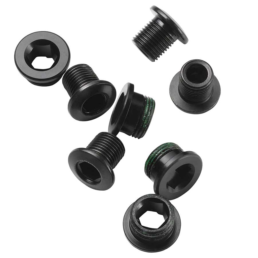 Chainring Bolts and Hardware TruVativ TruVativ Steel Chainring Bolt Set/15 8mm Bolts with Washers Dark Slate Gray