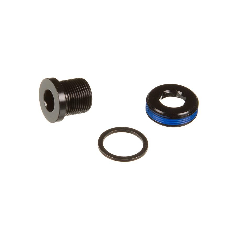 Crank Bolts and Parts SRAM SRAM/TruVativ Self-Extracting Alloy Crank Arm Bolt for GXP M15/M22 Black Dark Slate Gray