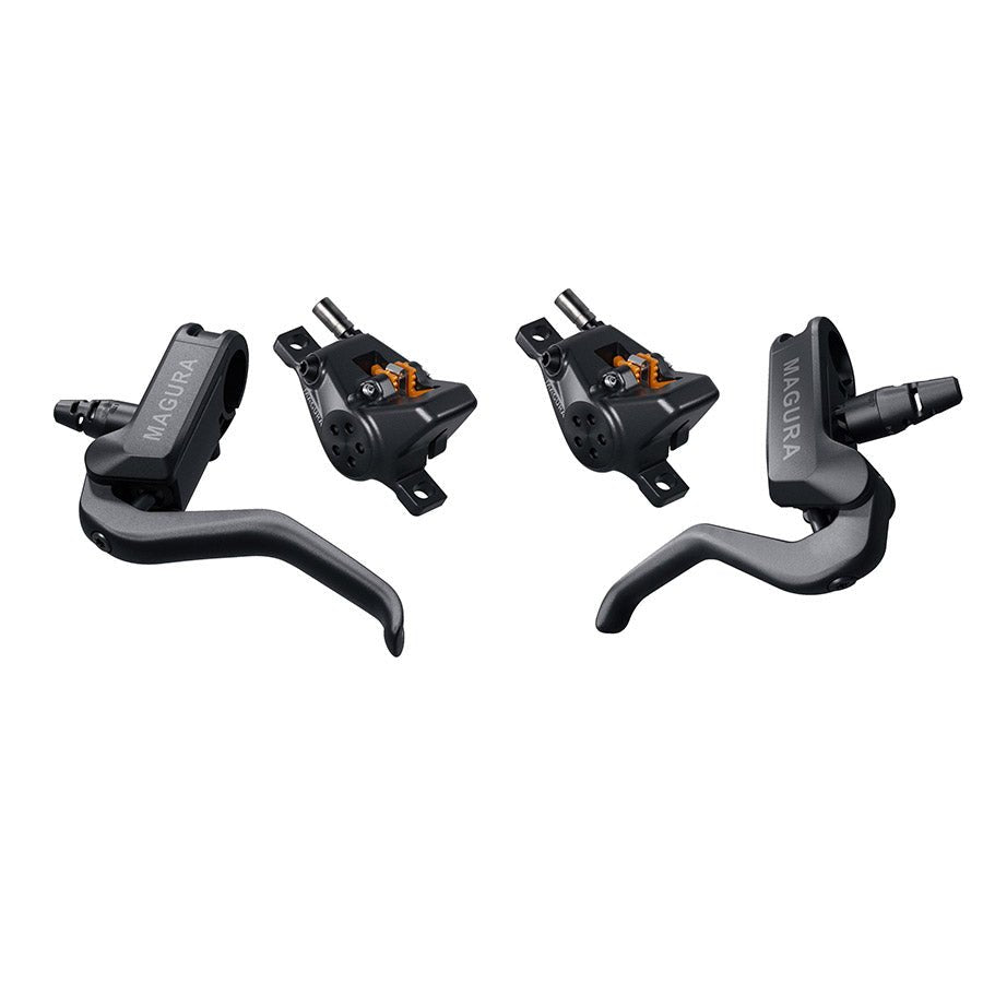 Magura MT A2 Disc Brake Lever Set - Left Right Levers Front Rear 2-Pistion Calipers BLK