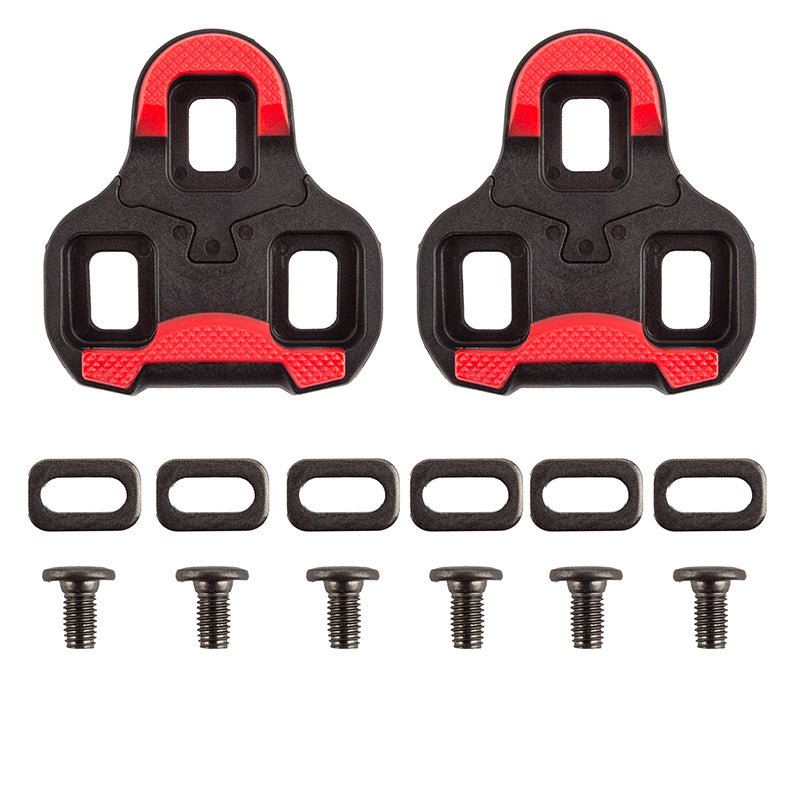 Pedals Origin8 Origin8 Split 9 KEO Compatible Cleats  Black/Red Look Keo 9° Float Dark Slate Gray