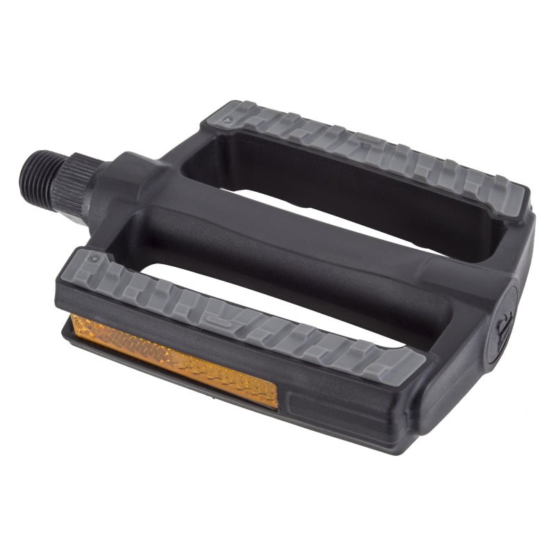 Pedals Sunlite Sunlite Hawthorne 9/16` Black/Grey Composite Dark Slate Gray