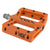 Pedals Origin8 Origin8 Vex Platform 9/16` 1 Sealed and 1 Sleeve Orange Composite 105x98x17mm Chocolate