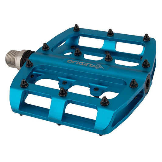 Pedals Origin8 Origin8 Rascal Platform 9/16` 2 Sealed and 1 DU Sleeve Blue Alloy 98x92x14mm Dark Cyan