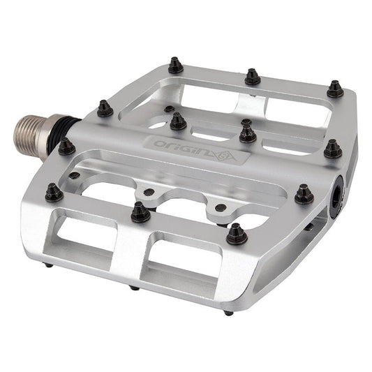 Pedals Origin8 Origin8 Rascal Platform 9/16` 2 Sealed and 1 DU Sleeve Silver Alloy 98x92x14mm Gray