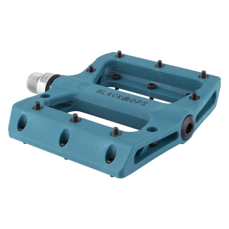 Pedals Black ops Black ops Nylo-Pro II 9/16` 1 Sealed and 1 Sleeve Blue Composite 105x98x16mm Steel Blue