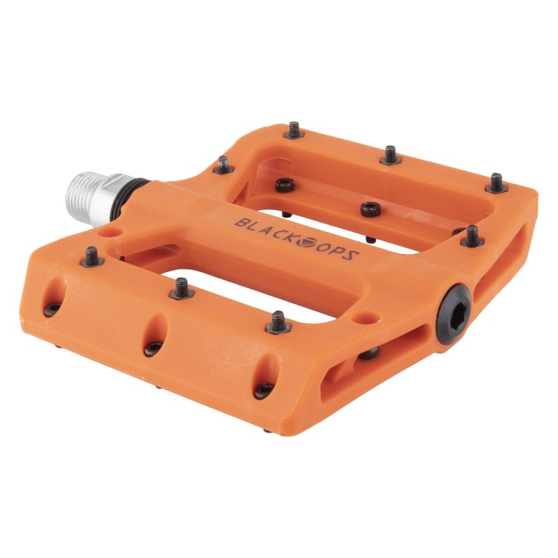Pedals Black ops Black ops Nylo-Pro II 9/16` 1 Sealed and 1 Sleeve Orange Composite 105x98x16mm Coral