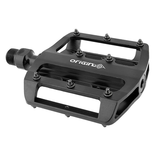 Pedals Origin8 Origin8 Rascal XS Platform 9/16` 2 Sealed and 1 DU Sleeve Black Alloy 80x85x16mm Dark Slate Gray