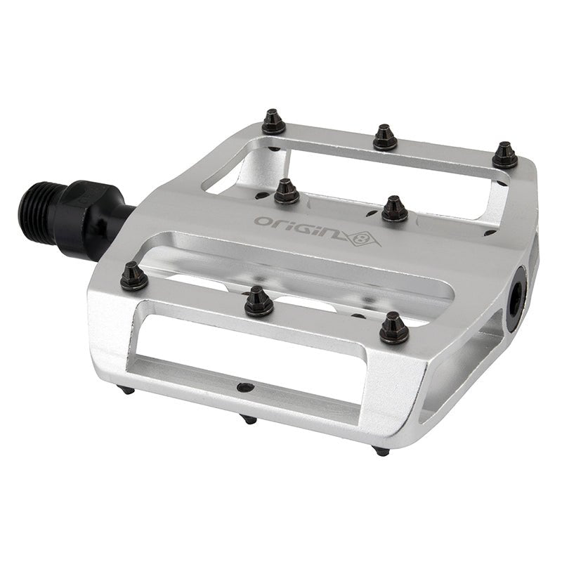 Pedals Origin8 Origin8 Rascal XS Platform 9/16` 2 Sealed and 1 DU Sleeve Silver Alloy 80x85x16mm Gray