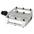 Pedals Origin8 Origin8 Rascal XS Platform 9/16` 2 Sealed and 1 DU Sleeve Silver Alloy 80x85x16mm Gray