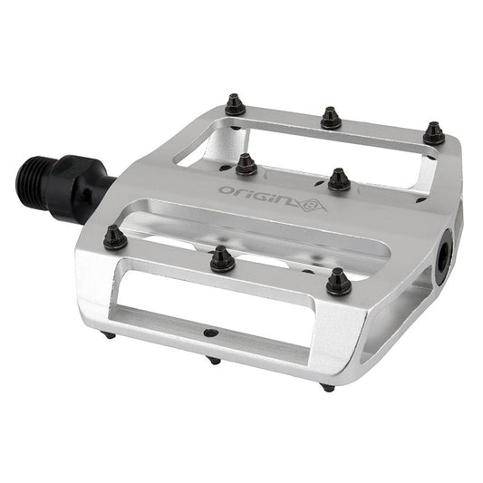 Pedals Origin8 Origin8 Rascal XS Platform 9/16` 2 Sealed and 1 DU Sleeve Silver Alloy 80x85x16mm Gray