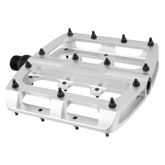 Pedals Origin8 Origin8 Rascal XL Platform 9/16` 2 Sealed and 1 DU Sleeve Silver Alloy 109x110x15mm Light Gray