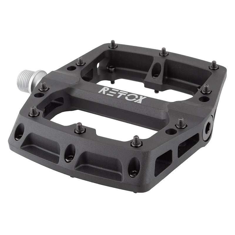 Pedals Origin8 Origin8 Retox Platform 9/16` 1 Sealed and 1 Sleeve Black Composite 113x105x18mm Dark Slate Gray