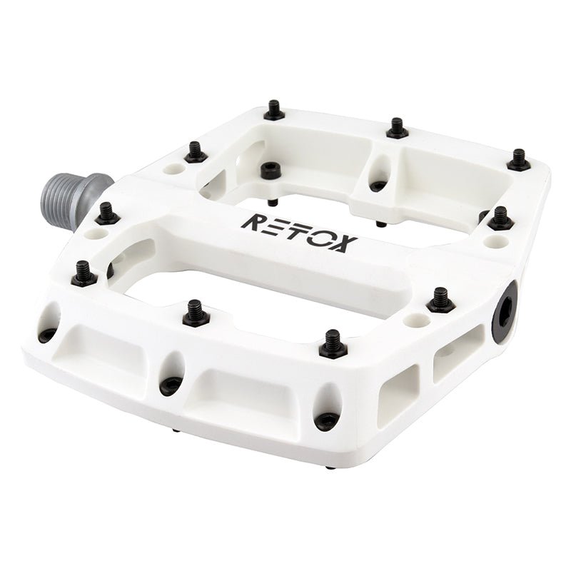 Pedals Origin8 Origin8 Retox Platform 9/16` 1 Sealed and 1 Sleeve White Composite 113x105x18mm Beige