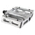 Pedals The Shadow Conspiracy The shadow conspiracy Metal Pedal Sealed 9/16` Sealed Polished Silver Extra Pins Alloy 105x100mm Gray