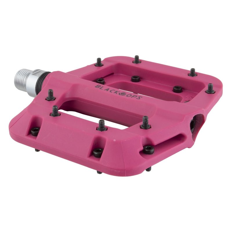 Pedals Black ops Black ops Park Rat 9/16` Sealed Pink Composite 92x105mm Maroon