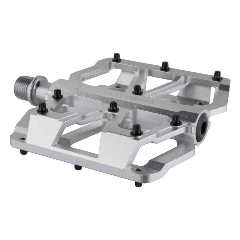 Pedals Black ops Black ops Trail Rat 9/16` Sealed Silver Alloy 98x100mm 356g Dark Gray