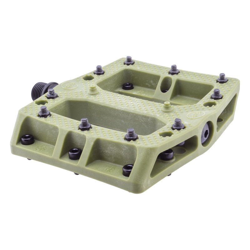 Pedals Alienation Alienation Foot Fetish 9/16` 2 Sleeve Army Green Composite 113x112.5x21.5mm Dark Sea Green
