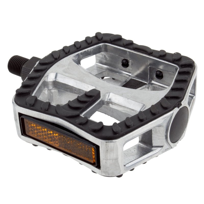 Pedals Sunlite Sunlite Cruiser 1/2` Loose Ball Silver/Black Alloy 95x92x28mm Dark Slate Gray