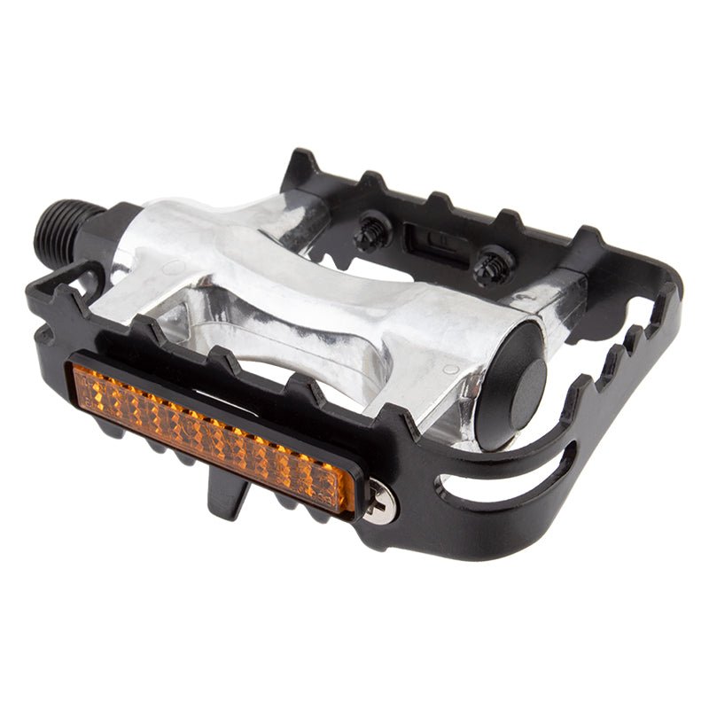 Pedals Sunlite Sunlite Low Profile ATB 9/16` Loose Ball Black/Silver Alloy Dark Slate Gray