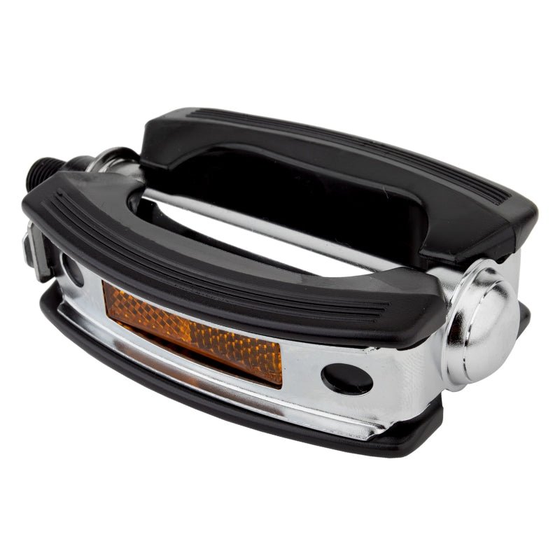 Pedals Sunlite Sunlite Classic Bow Pedals 1/2` Black/Silver Dark Slate Gray