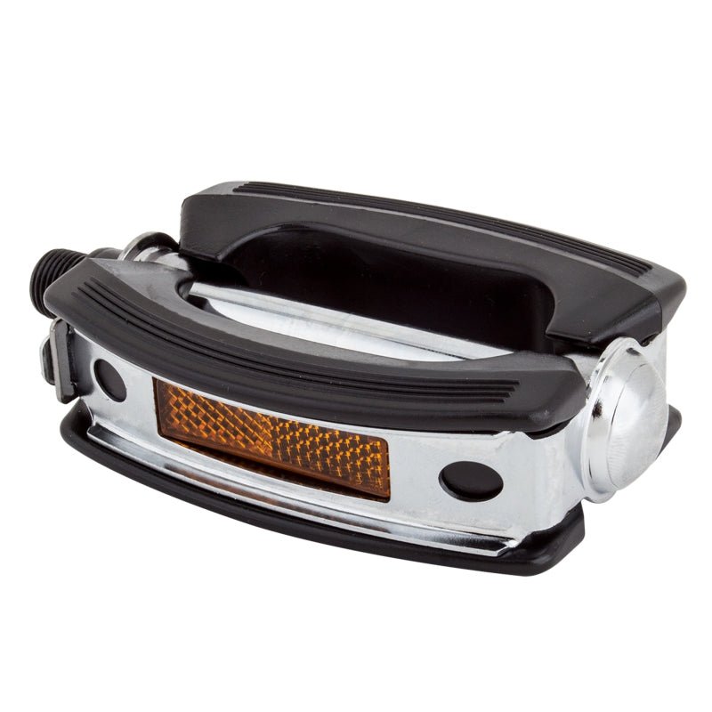 Pedals Sunlite Sunlite Classic Bow Pedals 9/16` Black/Silver Dark Slate Gray