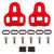 Pedals Origin8 Origin8 RC-2 9 KEO Cleats  Red Look Keo 9° Float Light Gray