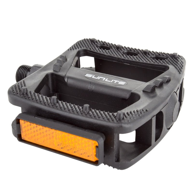Pedals Sunlite Sunlite Nylon Sport 9/16` Loose Ball Black Composite 104x97x26mm Dark Slate Gray