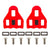 Pedals Origin8 Origin8 RC-2 Delta Cleats  Red Look Delta 4° Float Red